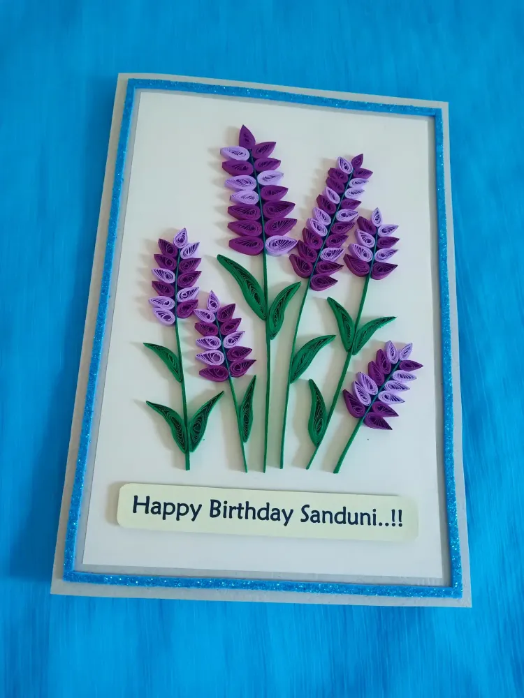 Lavender Birthday Card