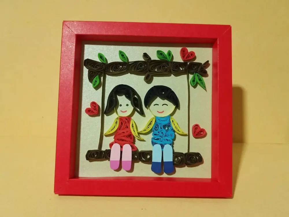 Couple on a Swing